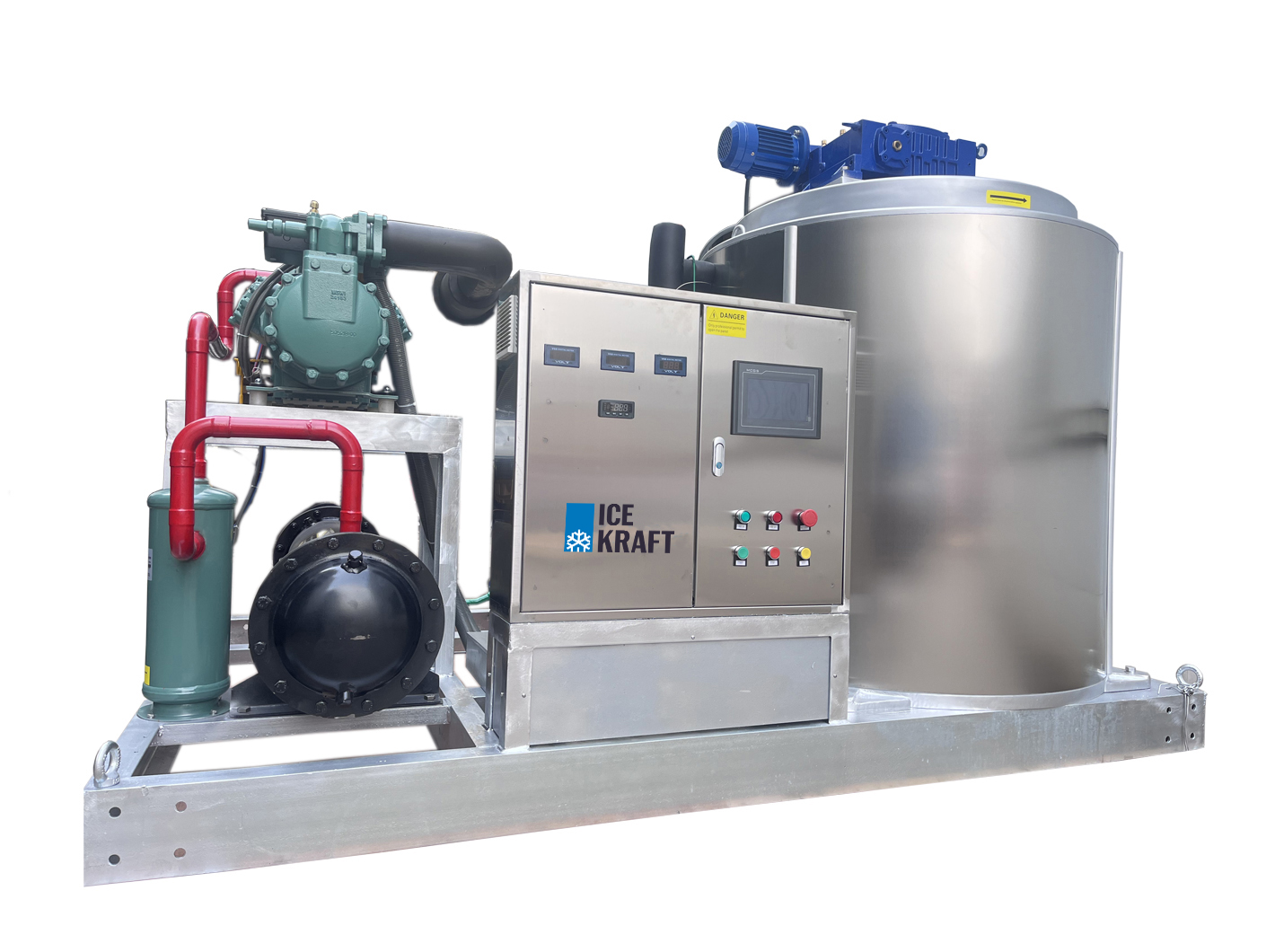 Stable Quality Ice Making Machine Flake Ice Maker for Vegetables and Fruits Cold Storage 10ton/Day